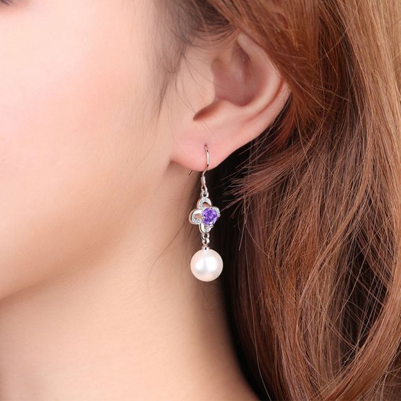 Pierced Pearl Earrings - Picture 3 of 7